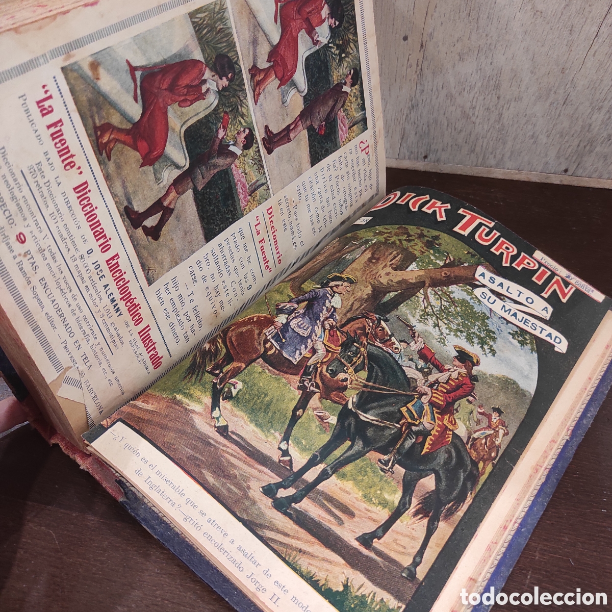 C&oacute;mics: DICK TURPIN, NUMERO 20 AL 38. ENCUADERNADO - Foto 5