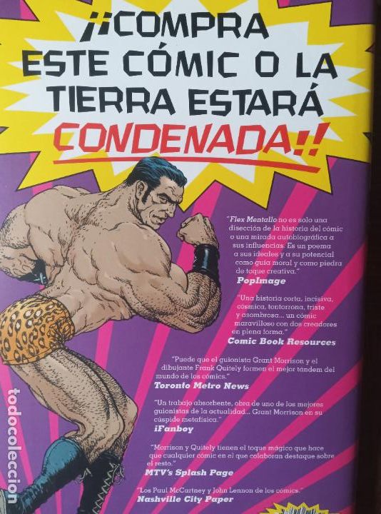 C&oacute;mics: FLEX MENTALLO. GRANT MORRISON/ QUITELY. TOMO EDICION LUJO. VERTIGO ECC - Foto 2
