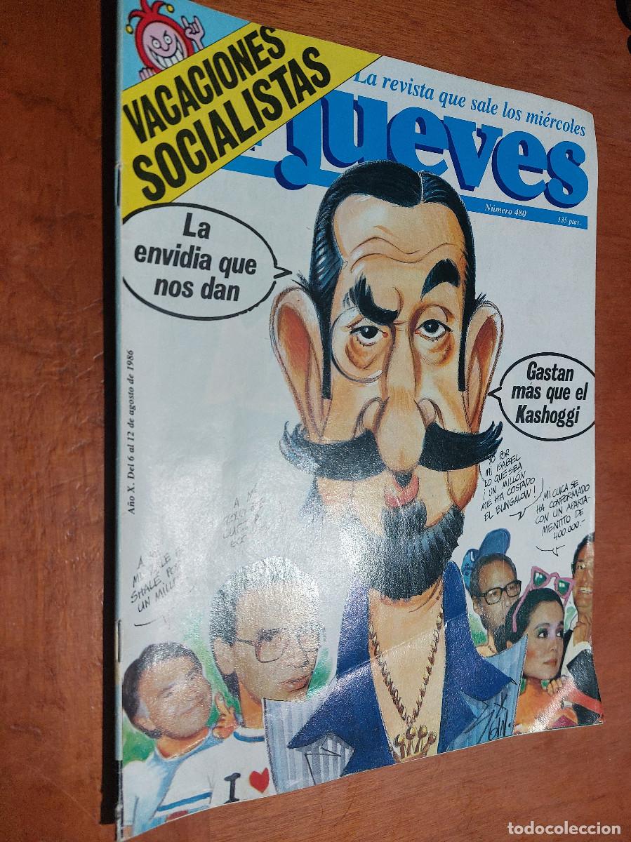 Fumetti: 480 EL JUEVES. REVISTA DE HUMOR GR&Aacute;FICO. GRAPA. BUEN ESTADO.