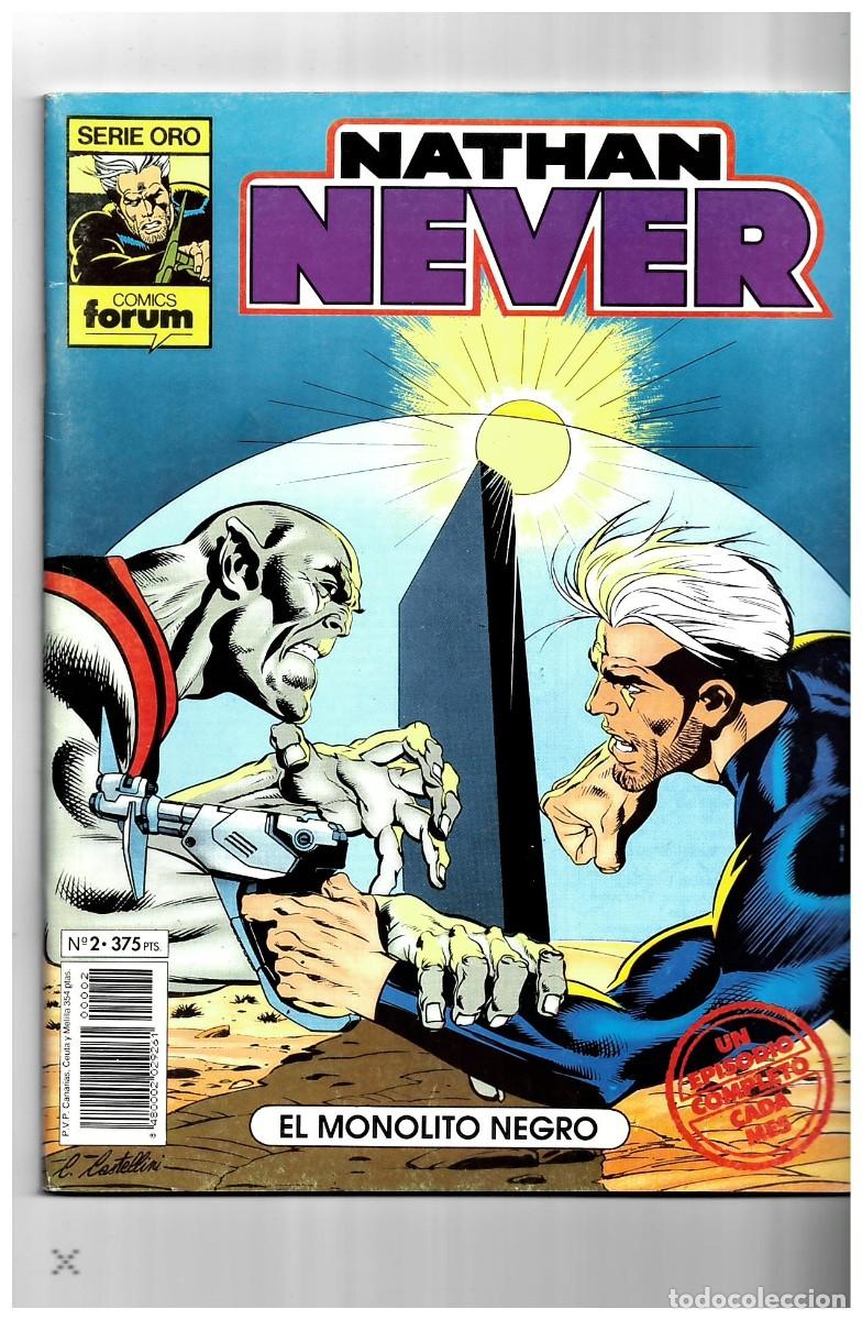 C&oacute;mics: Nathan Never 1 y 2 serie oro, F&oacute;rum en muy buen estado - Foto 2