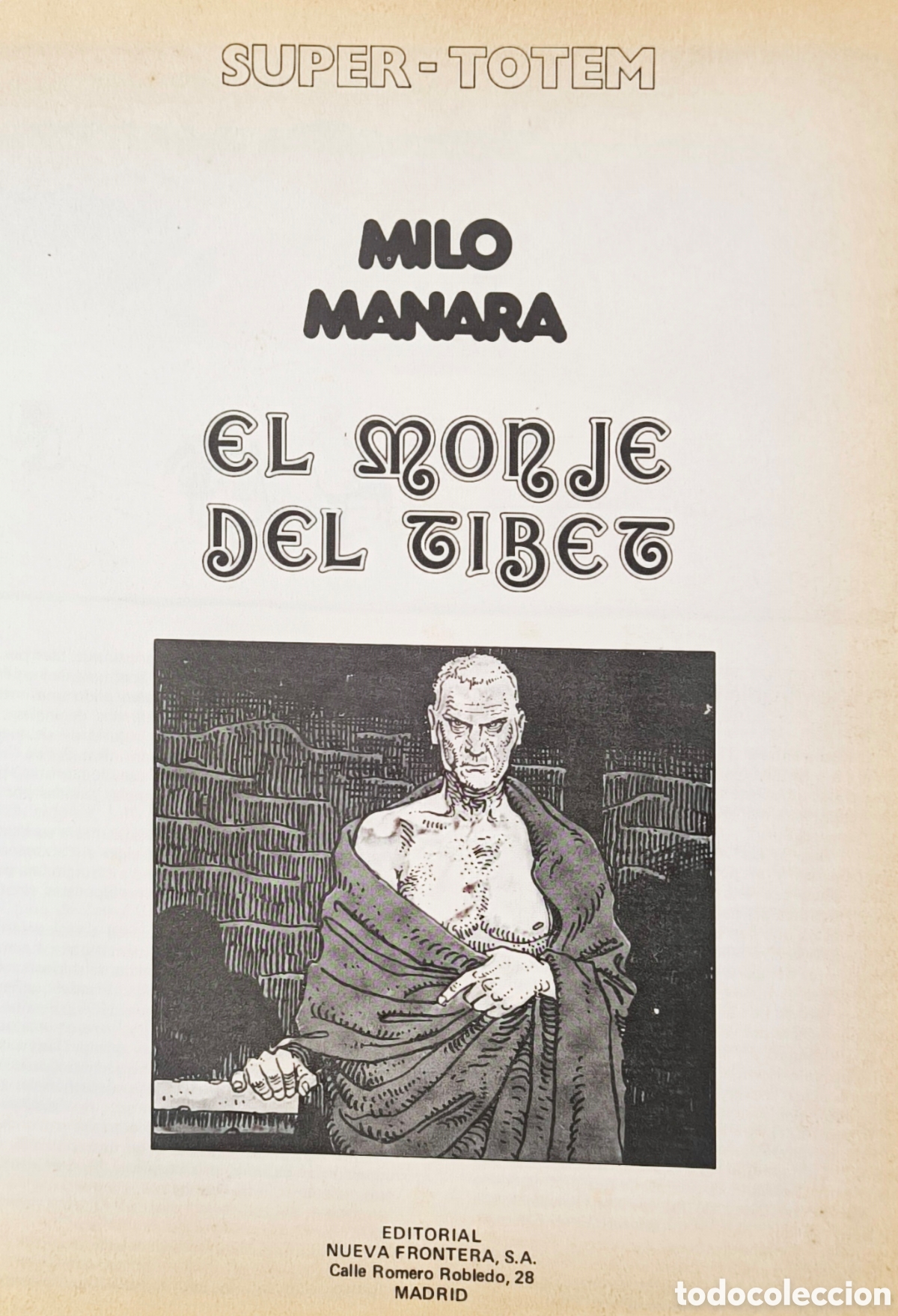 C&oacute;mics: EL MONJE DEL TIBET. MILO MANARA. SUPER TOTEM - Foto 2
