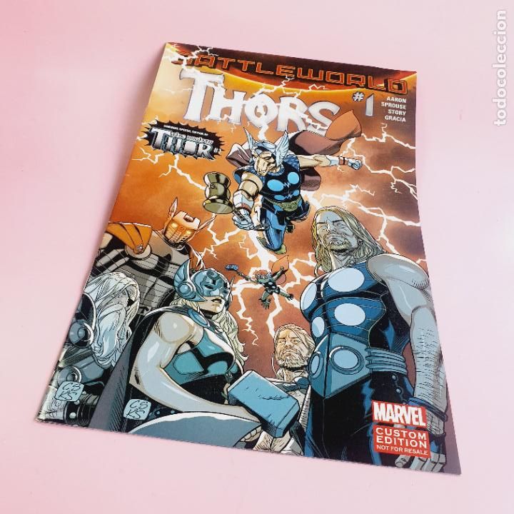 C&oacute;mics: COMIC-THOR-BATLE WORLD-MARVEL-NUEVO-COLECCIONISTAS. - Foto 2