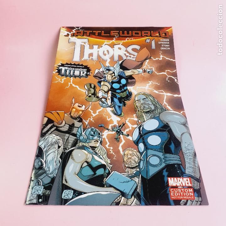 C&oacute;mics: COMIC-THOR-BATLE WORLD-MARVEL-NUEVO-COLECCIONISTAS. - Foto 3
