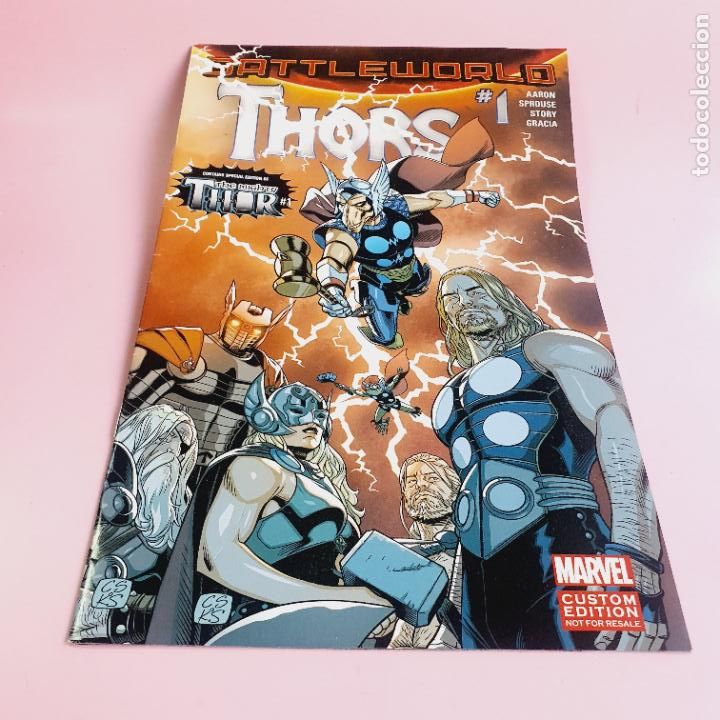 C&oacute;mics: COMIC-THOR-BATLE WORLD-MARVEL-NUEVO-COLECCIONISTAS. - Foto 1