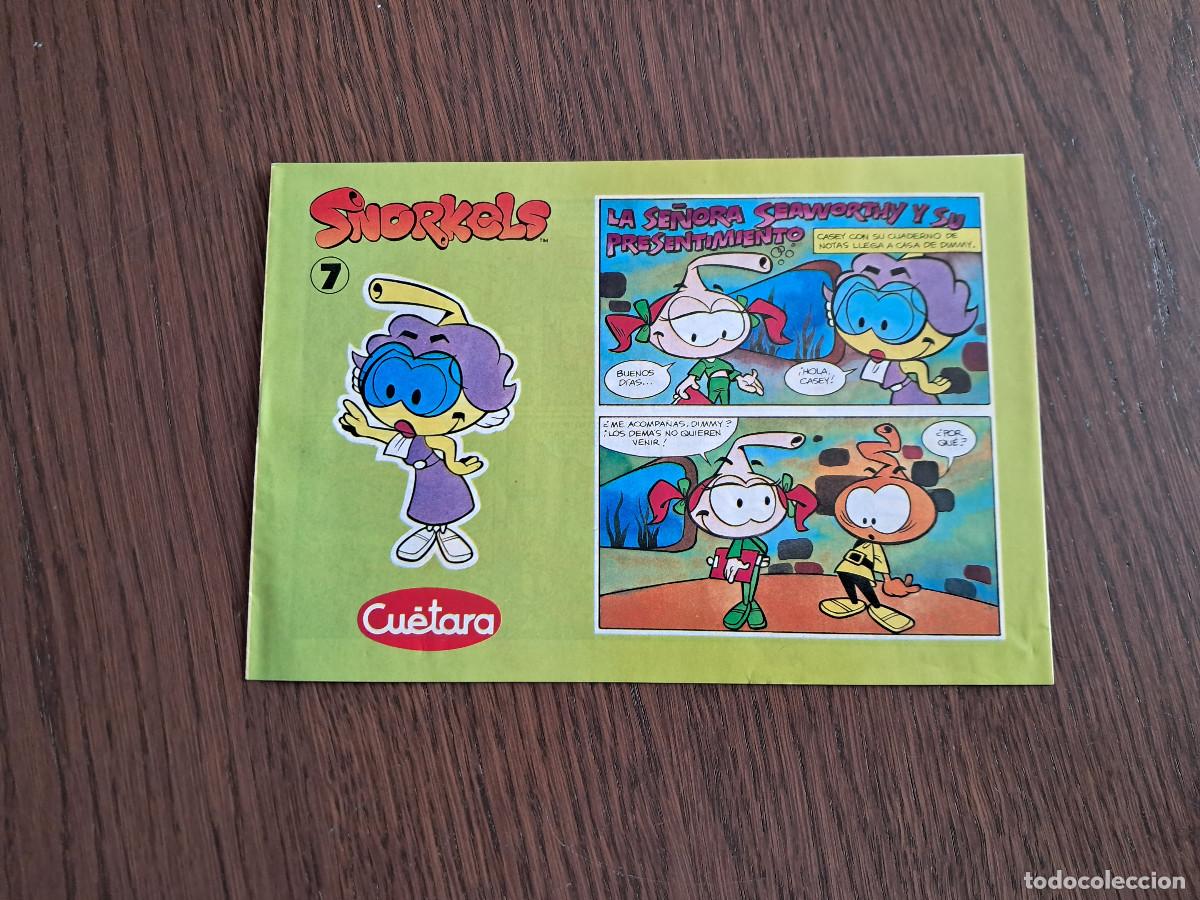C&oacute;mics: mini c&oacute;mic de galletas Cu&eacute;tara, Snorkels n&ordm; 7, a&ntilde;o 1986. - Foto 1