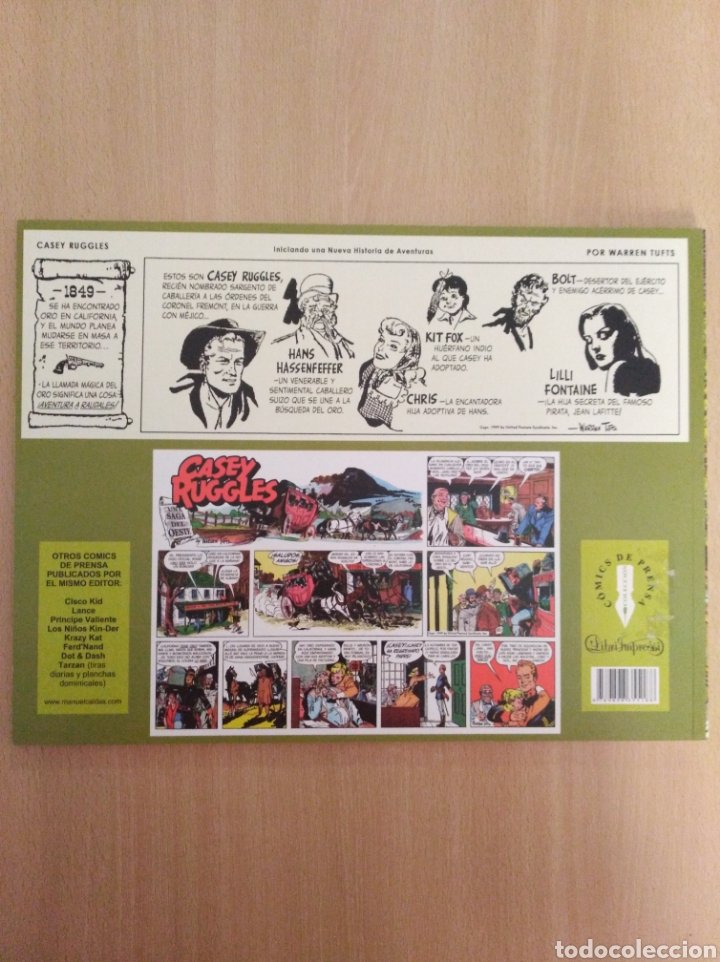 C&oacute;mics: CASEY RUGGLES. EL COMIENZO. Warren Tufts - Foto 2