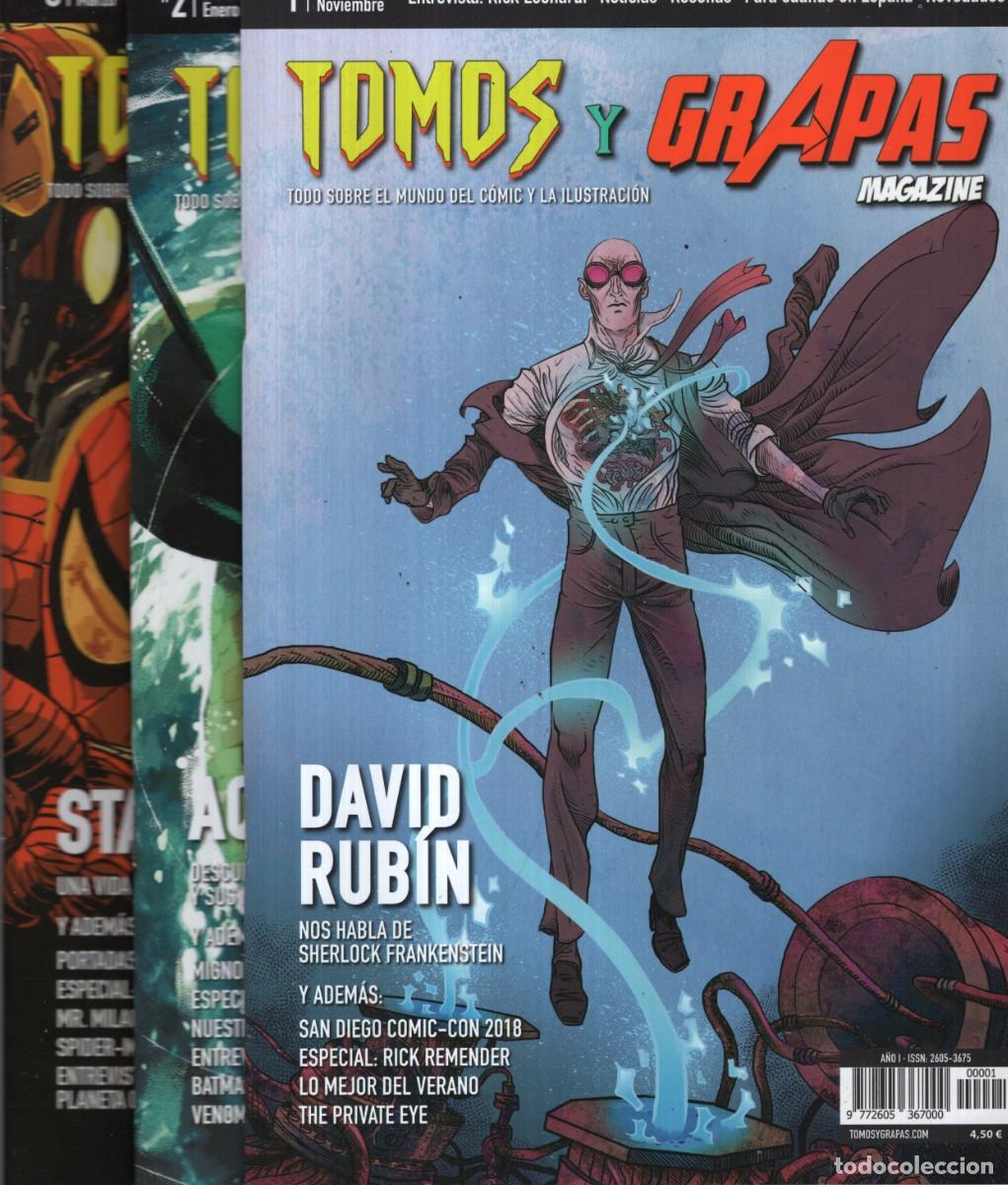 Comics: TOMOS Y GRAPAS MAGAZINE CASI COMPLETA N&ordm; 1 AL 6 - ED. TOMOS Y GRAPAS - ESTADO EXCELENTE