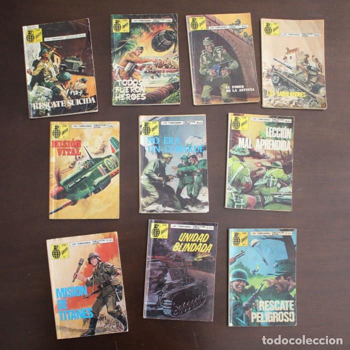 C&oacute;mics: LOTE 10 COMICS BELICOS LOS TEMERARIOS SERIE GUERRA. EUREDIT