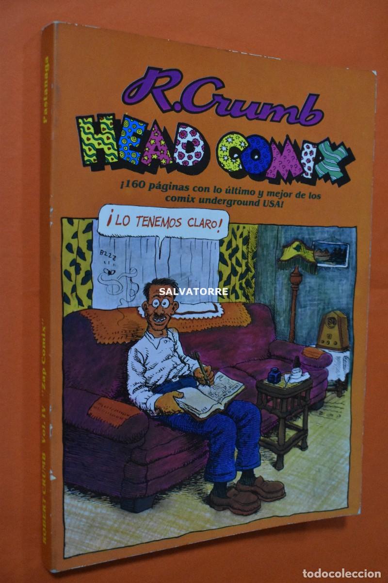 C&oacute;mics: ROBERT CRUMB. HEAD COMIX. COMIX UNDERGROUND USA. PASTANAGA - Foto 1