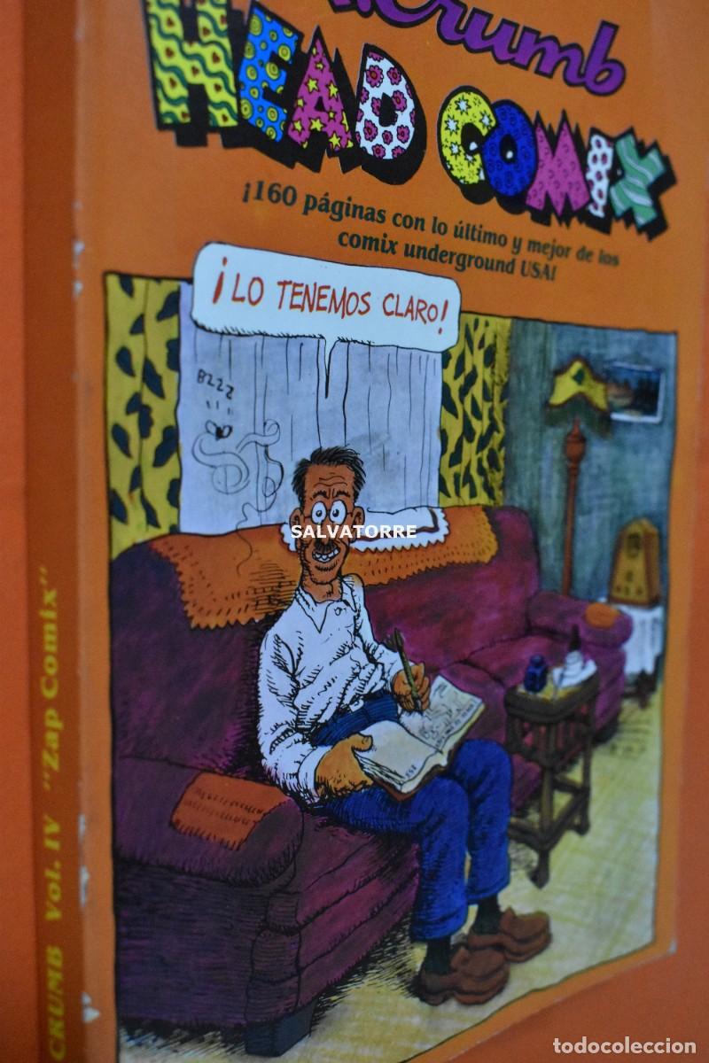 C&oacute;mics: ROBERT CRUMB. HEAD COMIX. COMIX UNDERGROUND USA. PASTANAGA - Foto 2