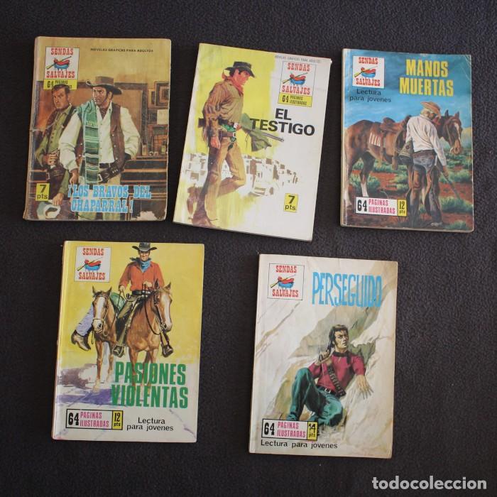 Comics: LOTE 8 COMICS OESTE SENDAS SALVAJES. PRODUCCIONES EDITORIALES