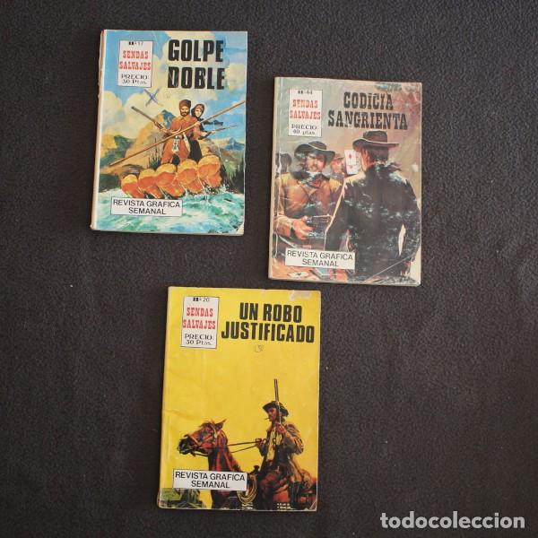 Comics: LOTE 3 COMICS OESTE SENDAS SALVAJES. EDITORIAL ANTALBE