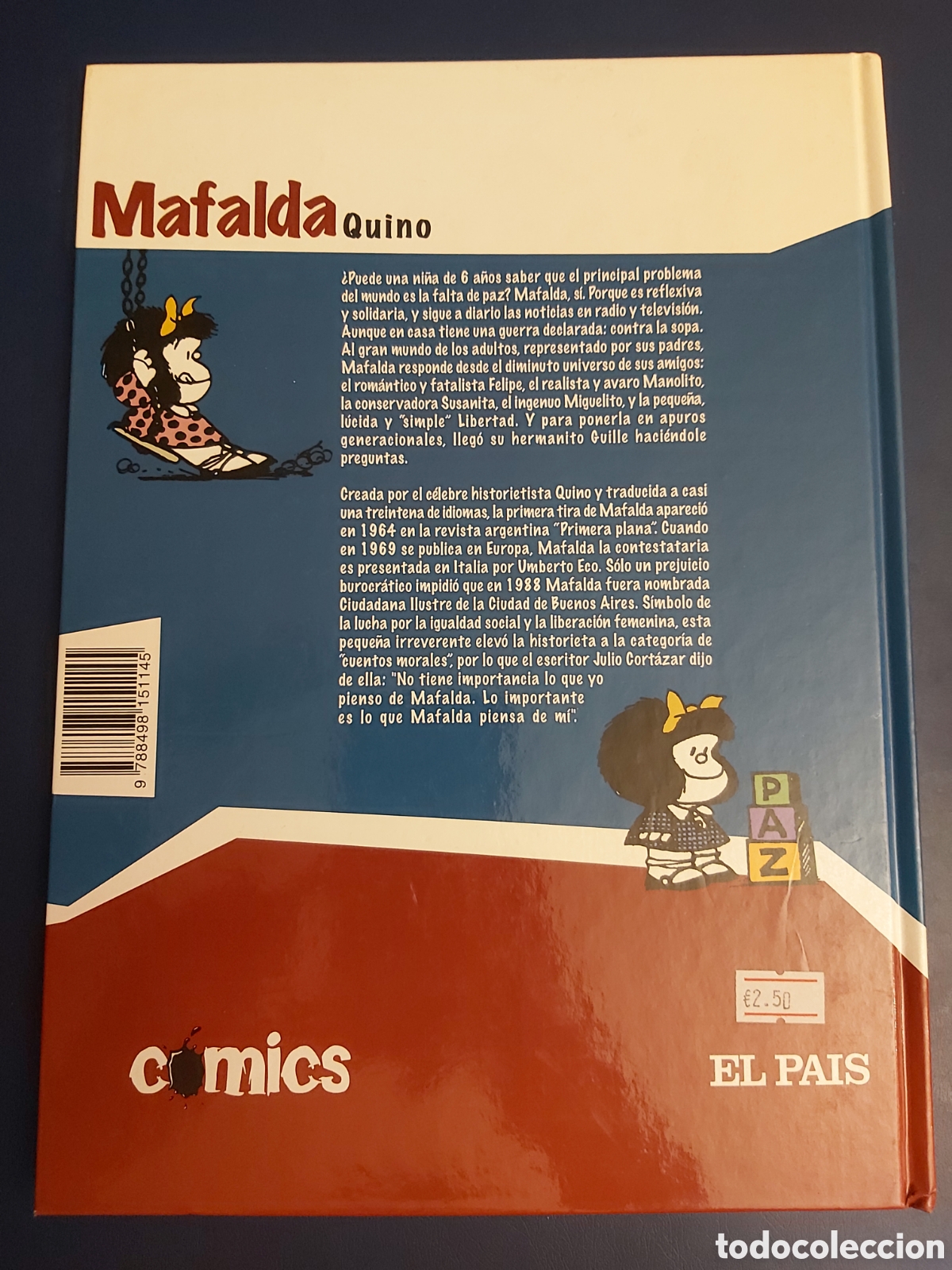 C&oacute;mics: MAFALDA QUINO COMIC EL PAIS 2005 - Foto 9