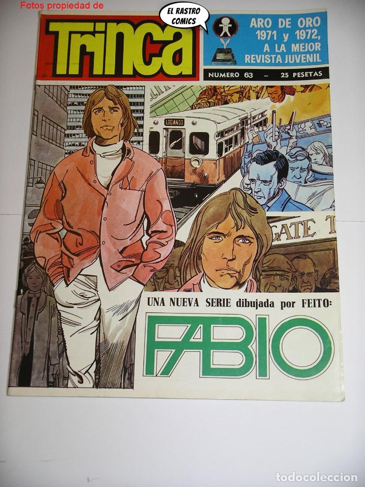C&oacute;mics: Trinca n&ordm; 63, ed Doncel 1973, como nuevo - Foto 1