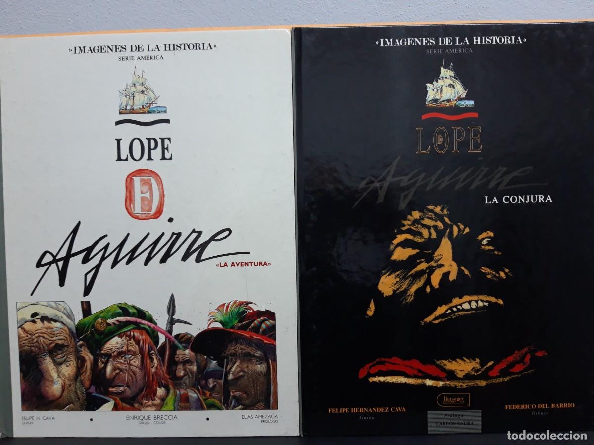 C&oacute;mics: LOPE DE AGUIRRE. COMPLETA EN 2 TOMOS. IKUSAGER. - Foto 1