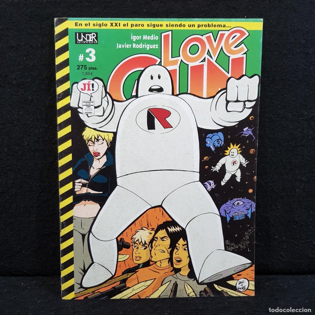 C&oacute;mics: COMIC - LOVE GUN - N&ordm; 3 - &Iacute;GOR MEDIO, JAVIER RODR&Iacute;GUEZ - ED. UNDER COMIC / 143 - Foto 1