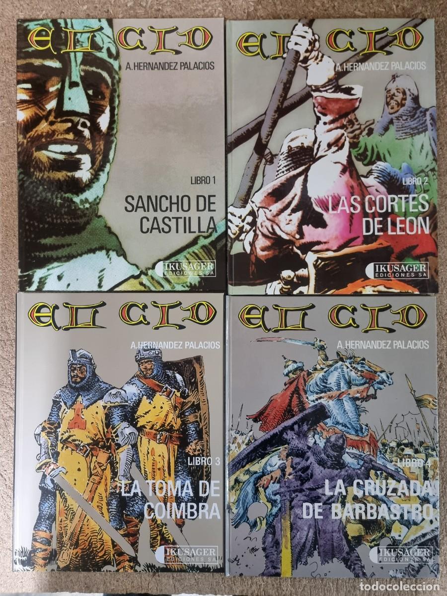 C&oacute;mics: El Cid.Completa 4 Tomos.Antonio Hernandez Palacios.Ikusager - Foto 1