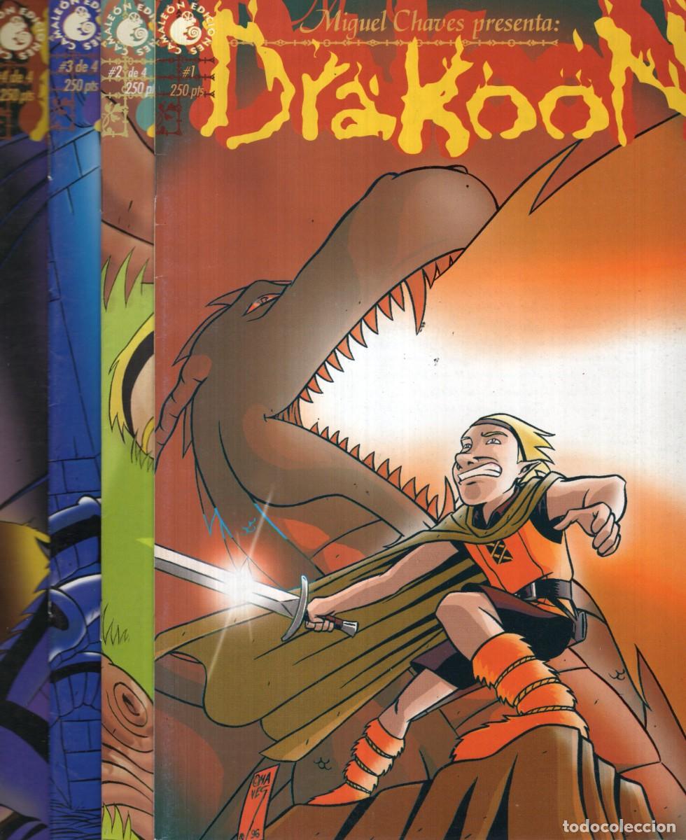 Comics: DRAKOON COMPLETA 1 AL 4 - CAMALEON ED. - MUY BUEN ESTADO
