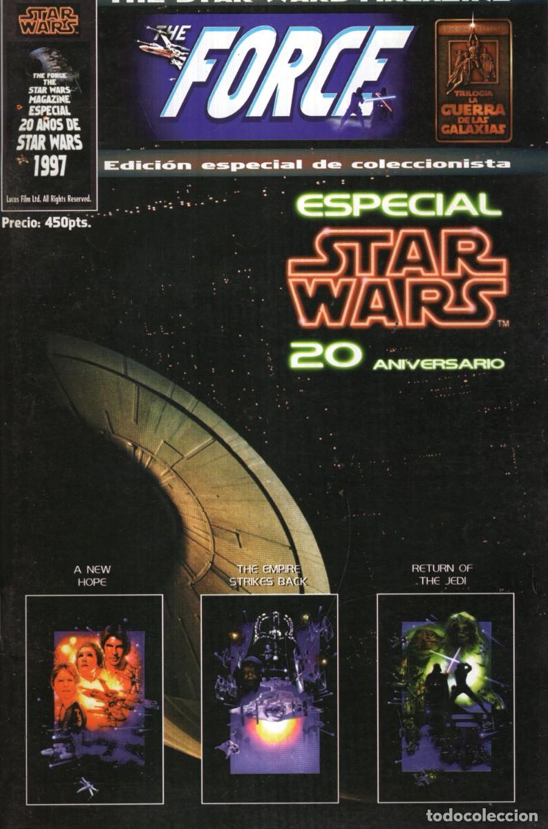 C&oacute;mics: REVISTA THE FORCE STAR WARS MAGAZINE N&ordm; ESPECIAL 20 ANIVERSARIO - MUY BUEN ESTADO