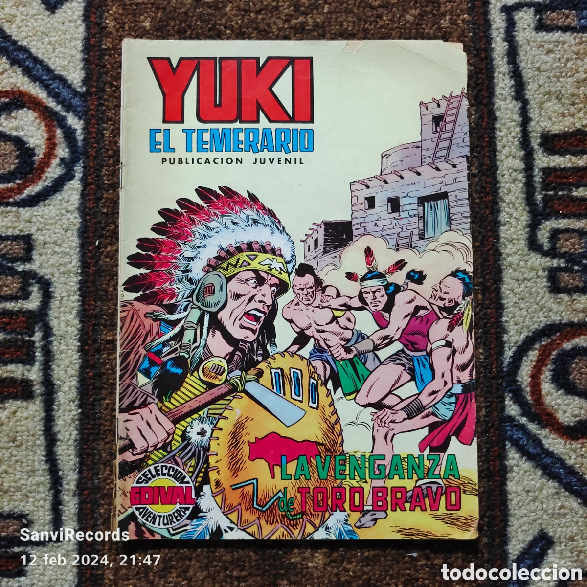 C&oacute;mics: YUKI EL TEMERARIO N&deg; 7: LA VENGANZA DE TORO BRAVO (EVIDAL) - Foto 1