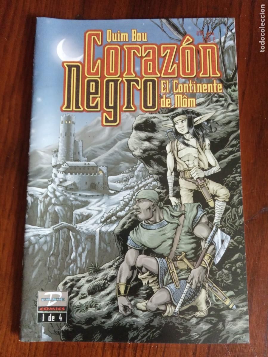 C&oacute;mics: CORAZON NEGRO - QUIM BOU - COMPLETA 4 N&ordm;s - ED. DUDE.2000/1. - Foto 2