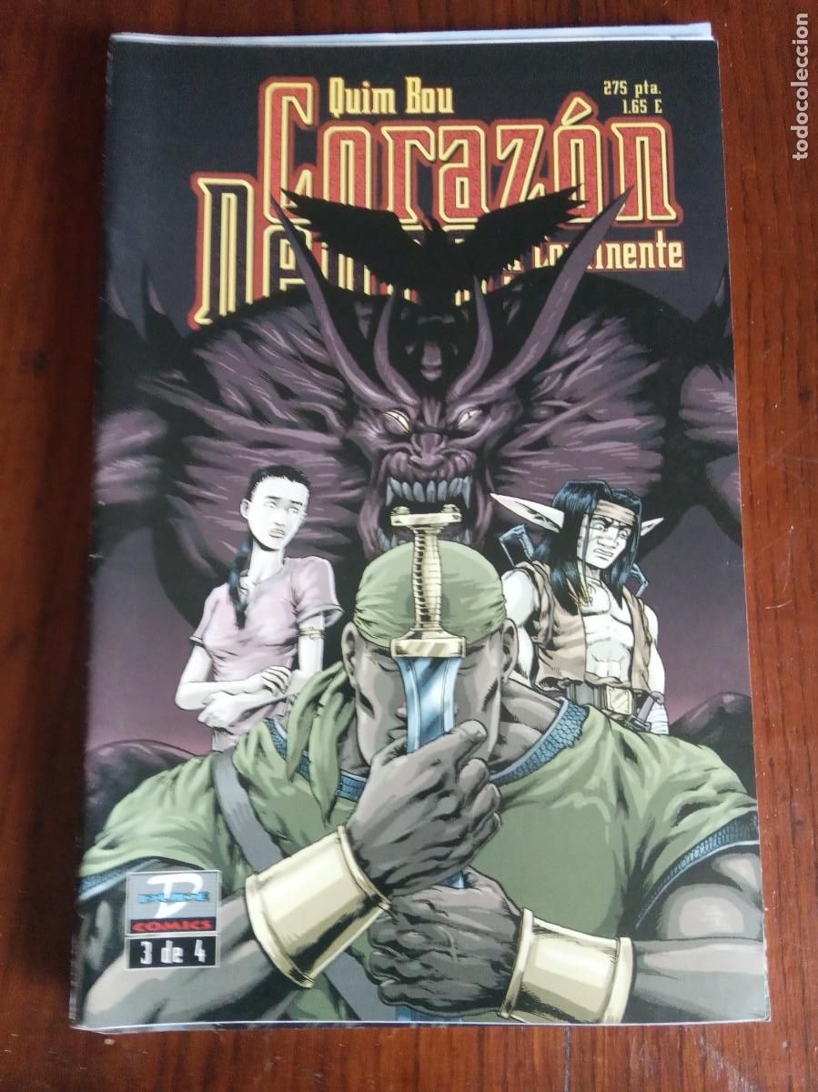 C&oacute;mics: CORAZON NEGRO - QUIM BOU - COMPLETA 4 N&ordm;s - ED. DUDE.2000/1. - Foto 4
