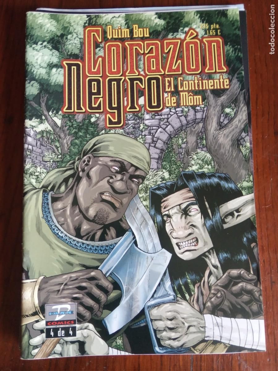 C&oacute;mics: CORAZON NEGRO - QUIM BOU - COMPLETA 4 N&ordm;s - ED. DUDE.2000/1. - Foto 5