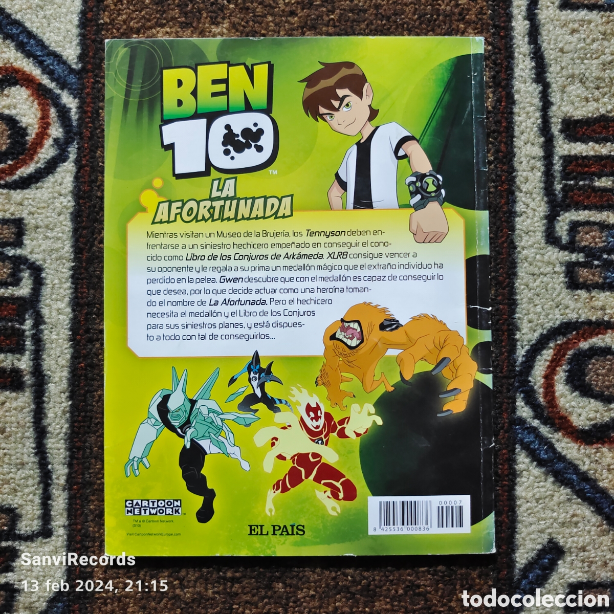 C&oacute;mics: BEN 10 N&deg; 7: LA AFORTUNADA (CARTOON NETWORK) - Foto 2