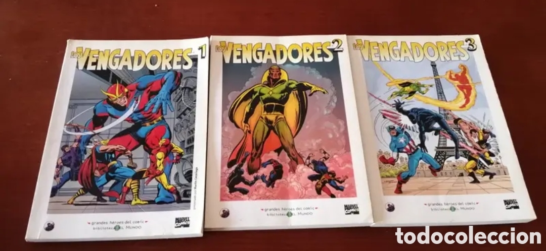 C&oacute;mics: Pack Los Vengadores Tomo 1, 2 y 3 El Mundo Marvel - Foto 1