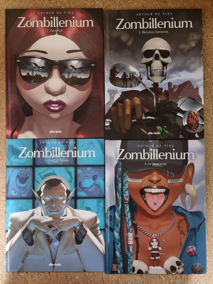 C&oacute;mics: Zombillenium.Arthur de Pins.4 Tomos.Dibbuks - Foto 1