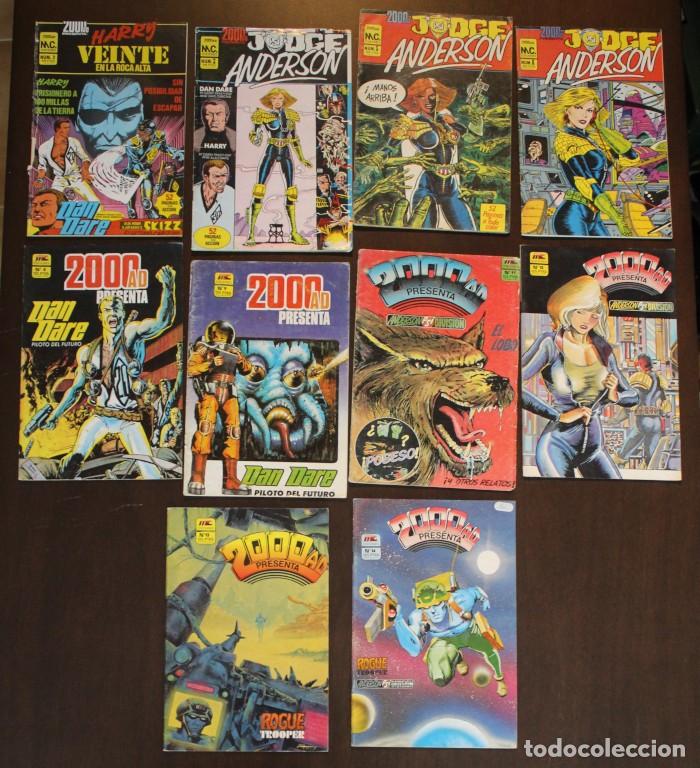 C&oacute;mics: LOTE 10 COMICS 2000AD MC EDICIONES 2000 AD DAN DARE JUDGE ANDERSON ROGUE TROOPER&hellip; - Foto 1