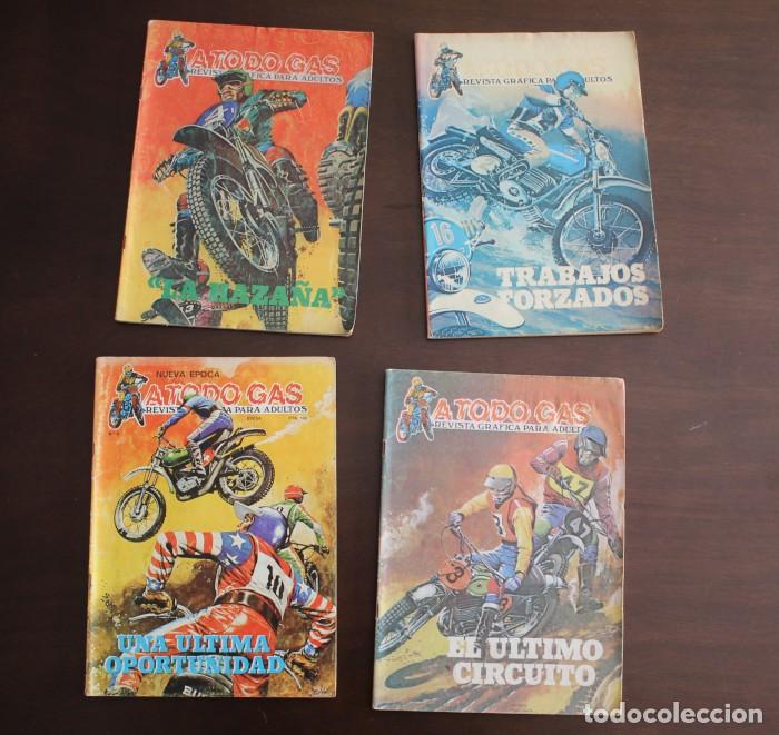 Comics : LOTE 4 COMICS A TODO GAS 1 2 3 4 PRODUCCIONES EDITORIALES
