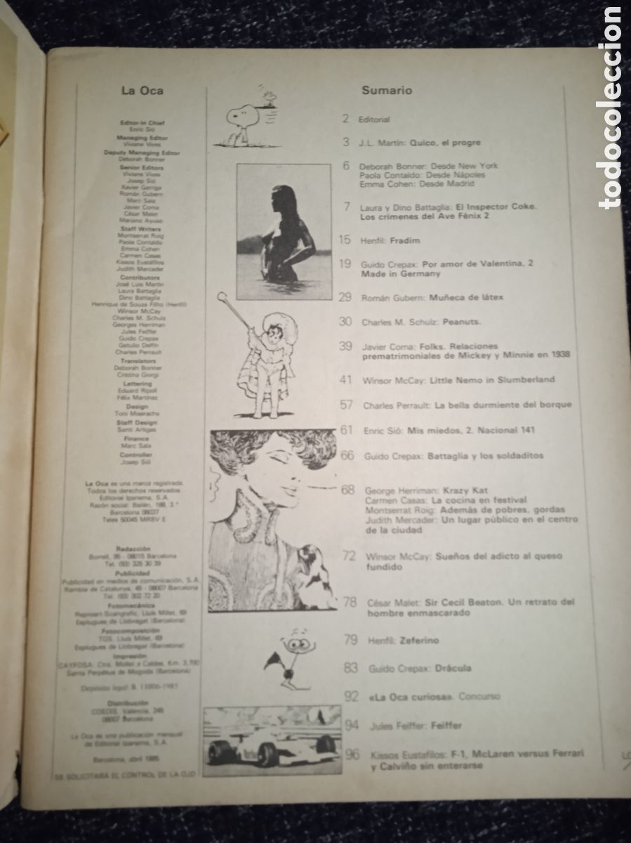 C&oacute;mics: COMIC LA OCA N&ordm; 2 EDI. EDITORIAL IPANEMA A&Ntilde;O 1985 - 96 p&aacute;g - Foto 2