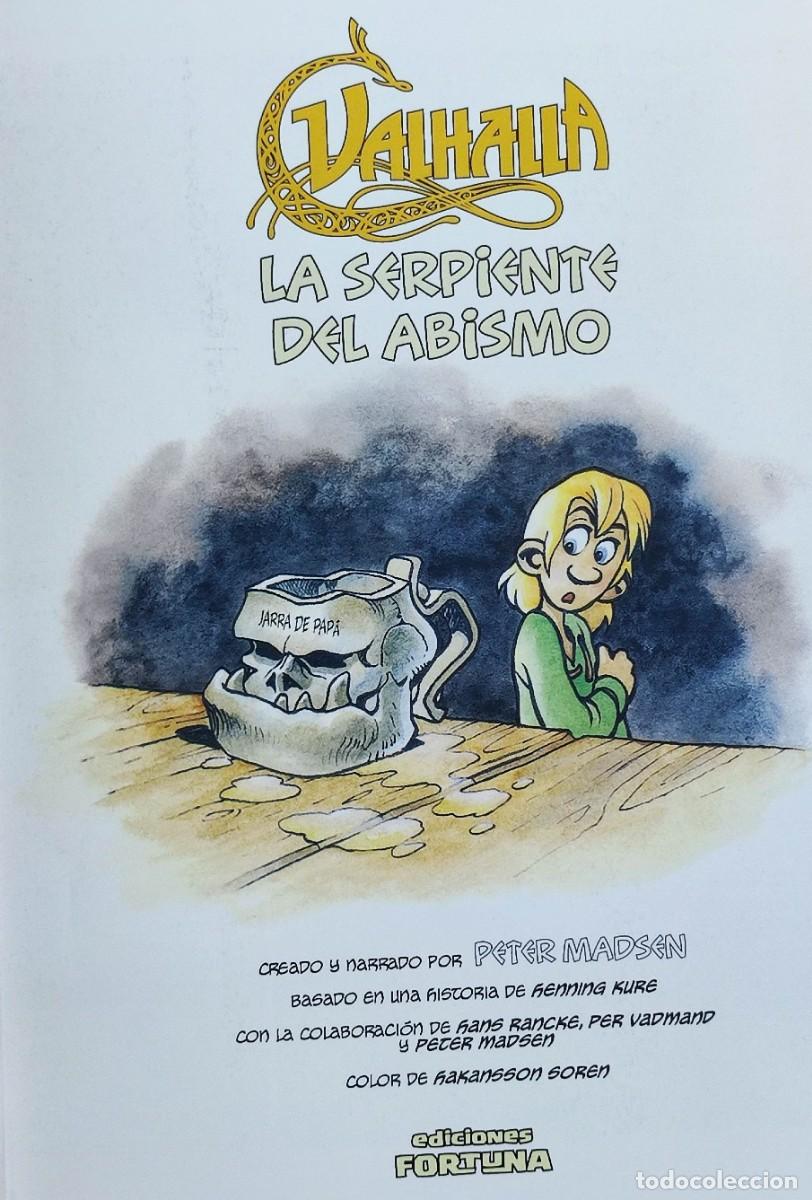 C&oacute;mics: VALHALLA LA SERPIENTE DEL ABISMO - 2010 EDICIONES FORTUNA EXCELENTE ESTADO. - Foto 5