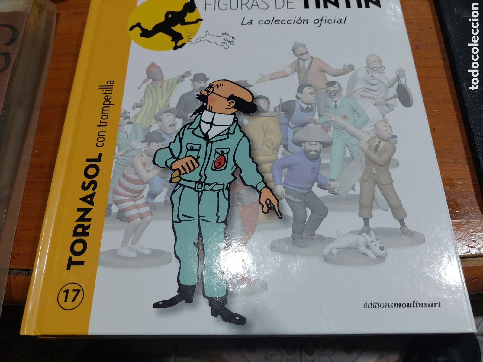 C&oacute;mics: Lote de Seis libros de la Colecci&oacute;n FIGURAS DE TINTIN con pasaportes - Foto 4