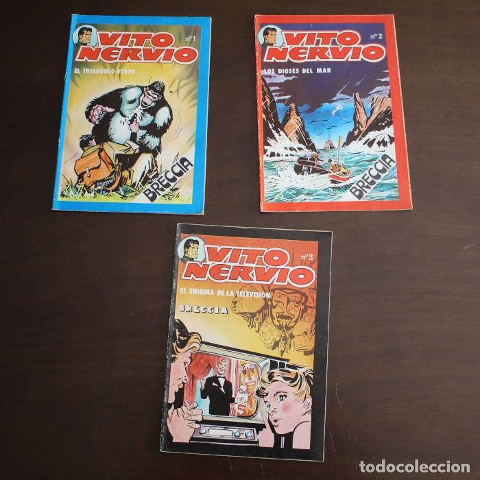 C&oacute;mics: LOTE 3 COMICS VITO NERVIO BRECCIA EDITORIAL VILAN - Foto 1