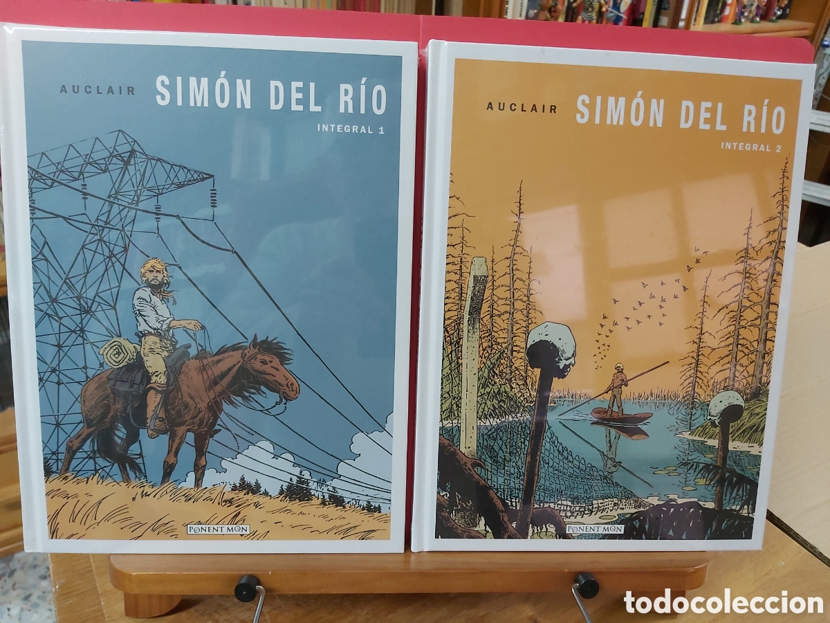 C&oacute;mics: * SIM&Oacute;N DEL R&Iacute;O : AUCLAIR * COMPLETO 2 INTEGRALES CARTON&Eacute; * PONENT MON 2017 * - Foto 1