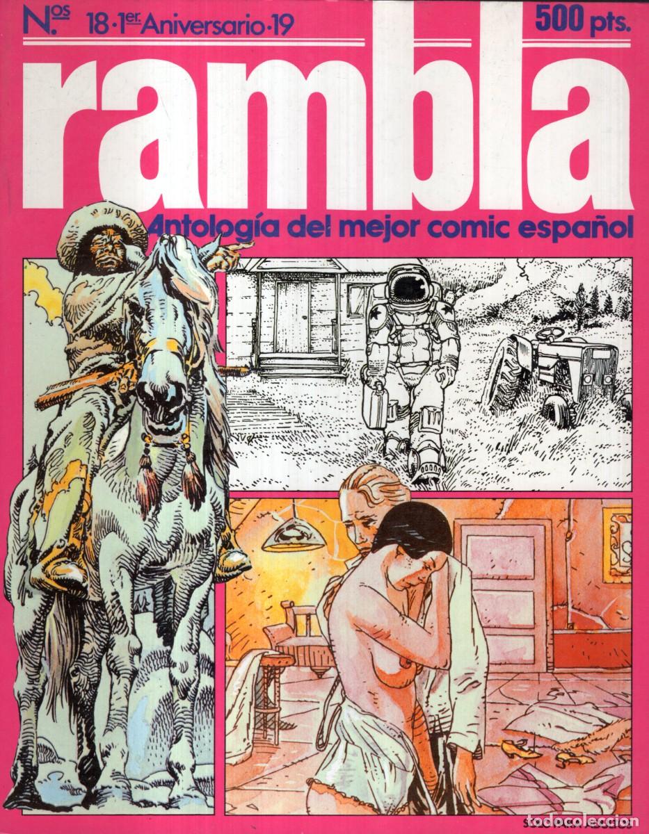 C&oacute;mics: RAMBLA ANTOLOGIA N&ordm; 7 RETAPADO CON LOS NUMEROS 18- 19 Y 1&ordm; ANIVERSARIO - GARCIA Y BEA ED. BUEN ESTAD