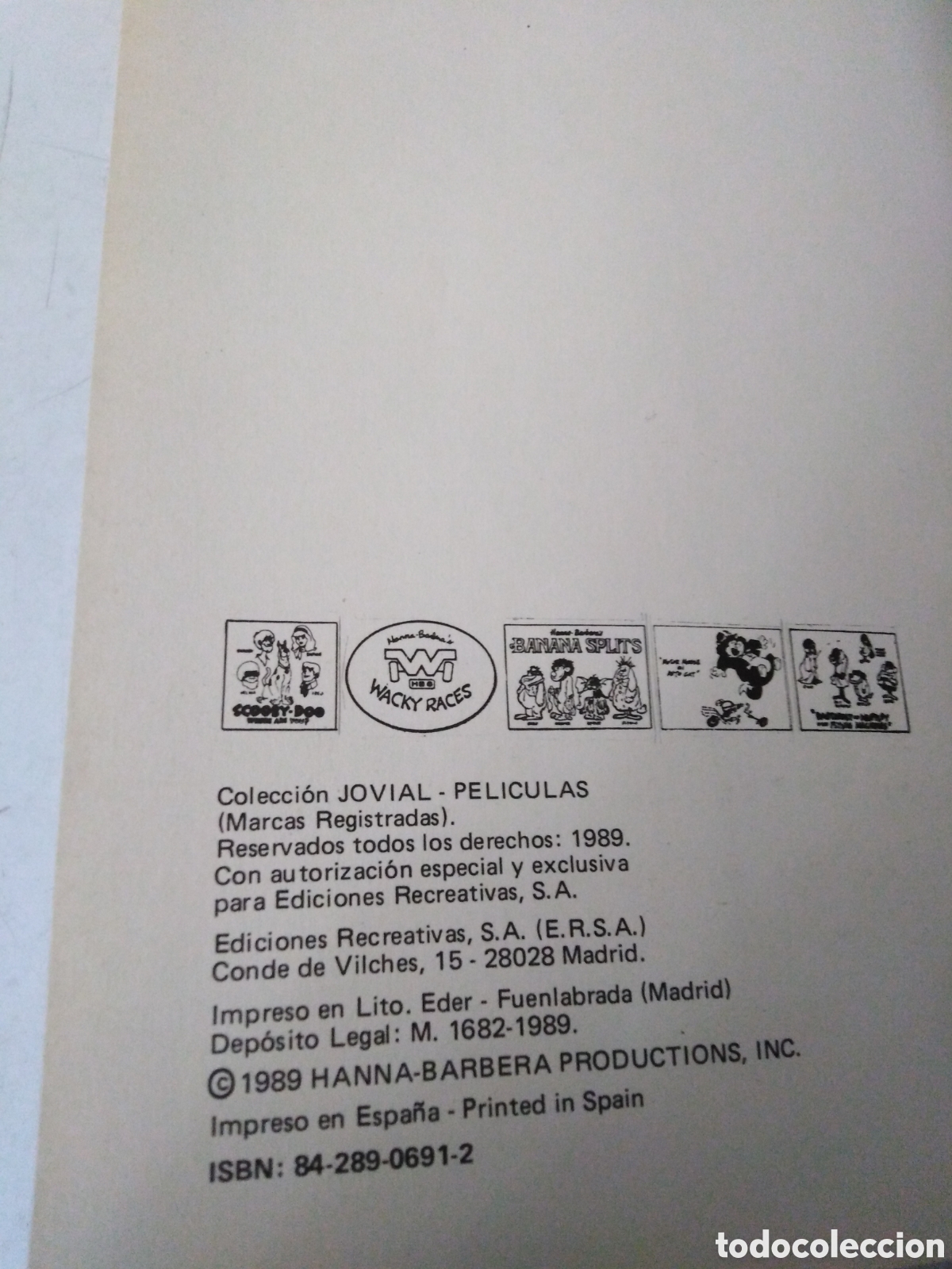 C&oacute;mics: Comic PEL&Iacute;CULAS, HANNA - BARBERA ( TOMO 50 ) - Foto 2