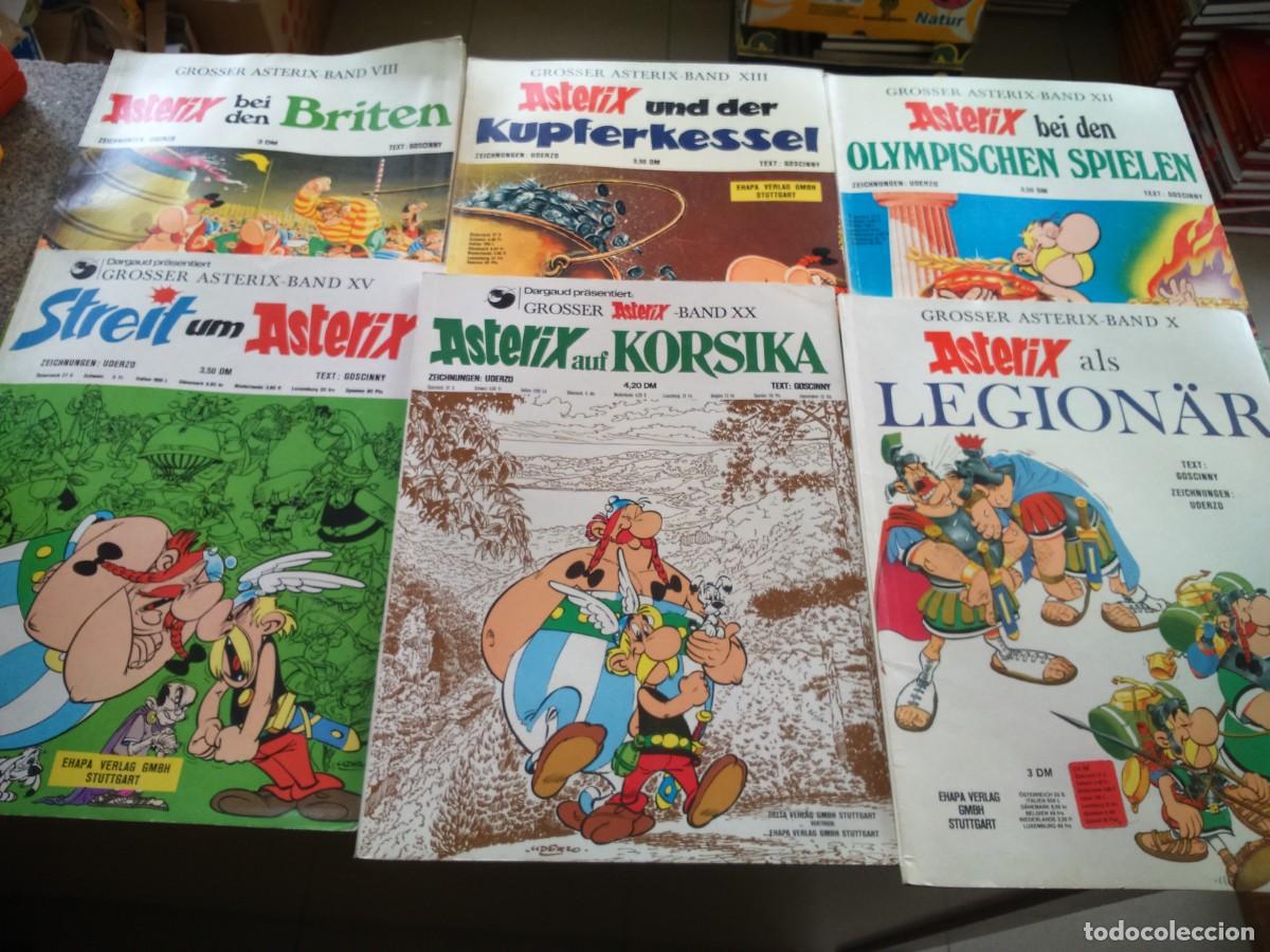 C&oacute;mics: 8 COMICS ASTERIX EN ALEMAN -- A&Ntilde;OS 70 -- TAPA BLANDA -- - Foto 1