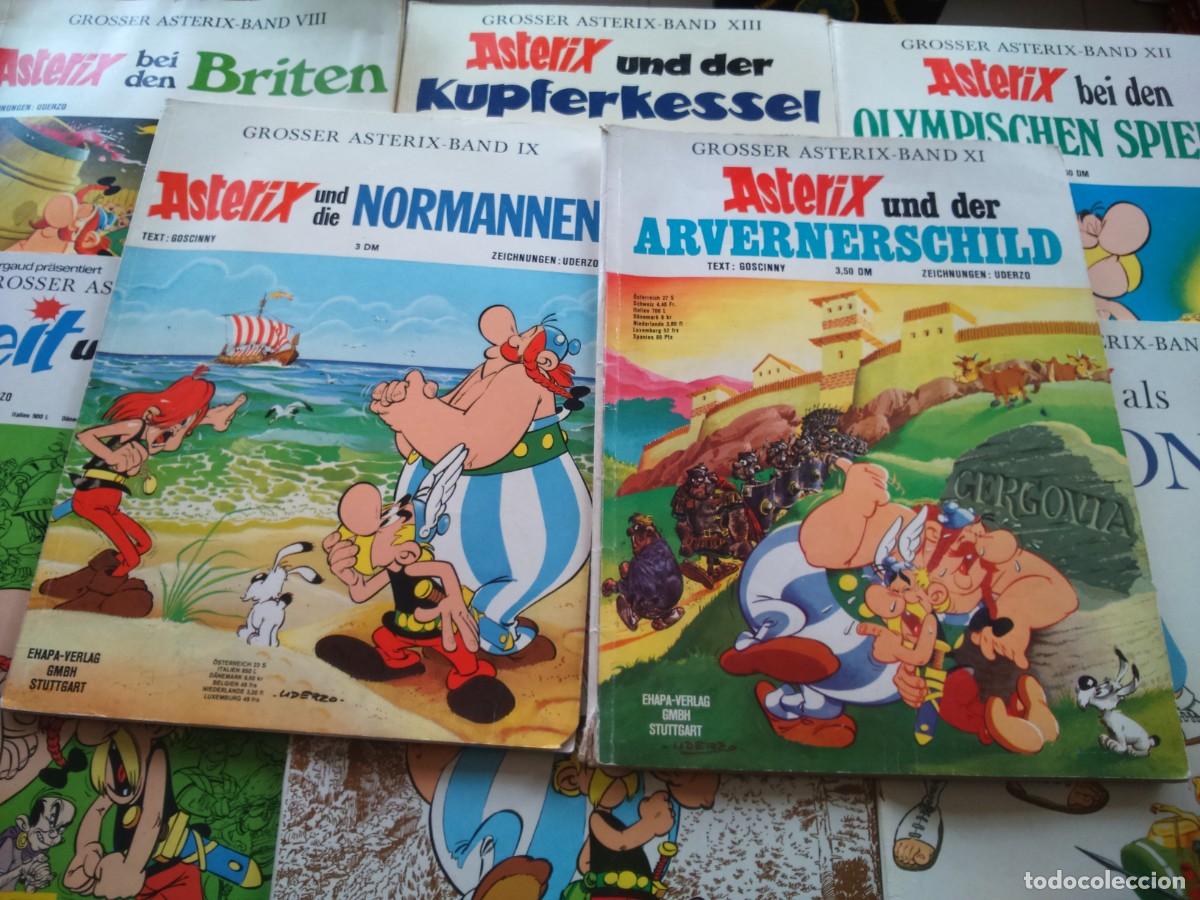 C&oacute;mics: 8 COMICS ASTERIX EN ALEMAN -- A&Ntilde;OS 70 -- TAPA BLANDA -- - Foto 2