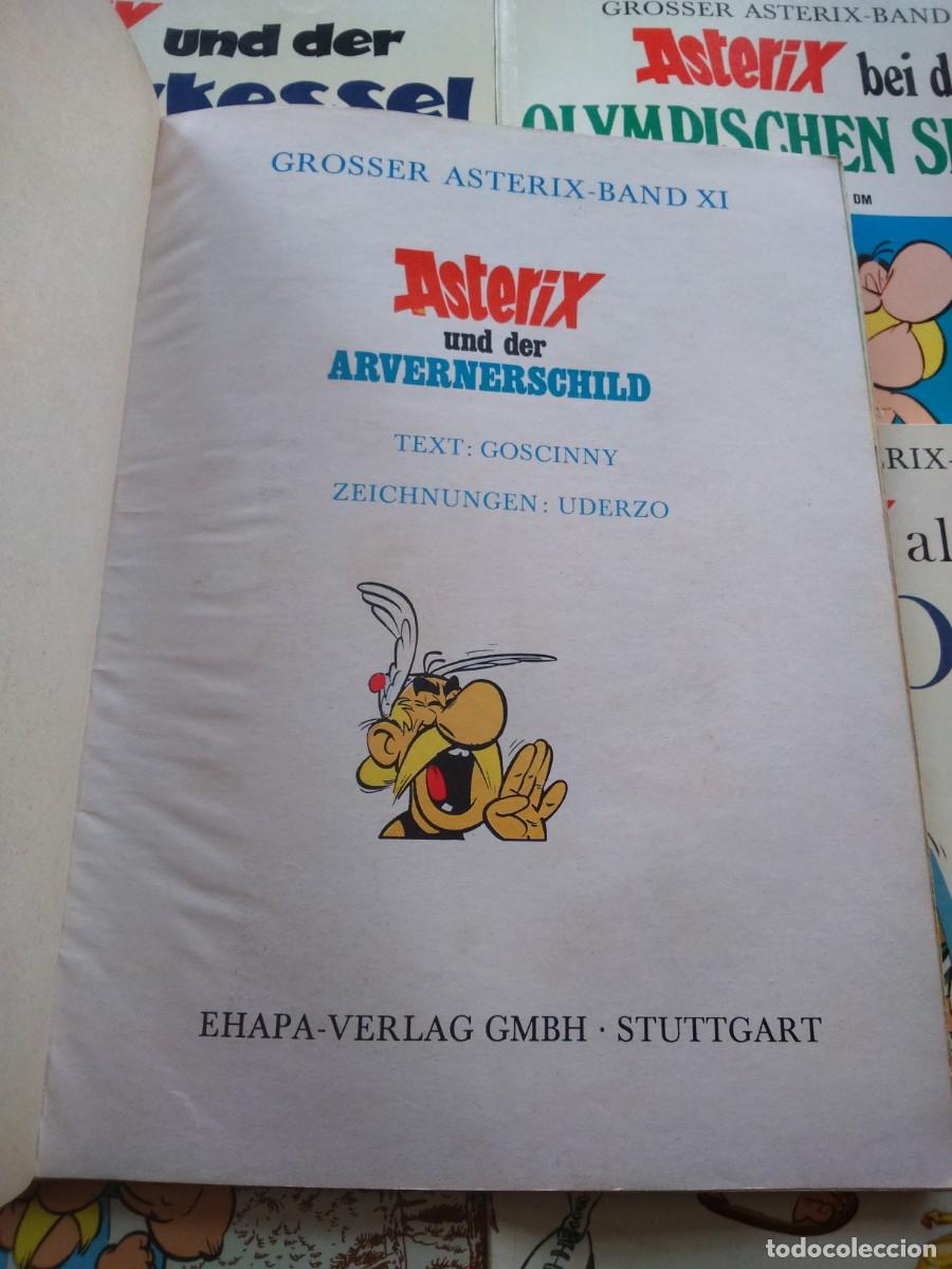 C&oacute;mics: 8 COMICS ASTERIX EN ALEMAN -- A&Ntilde;OS 70 -- TAPA BLANDA -- - Foto 5