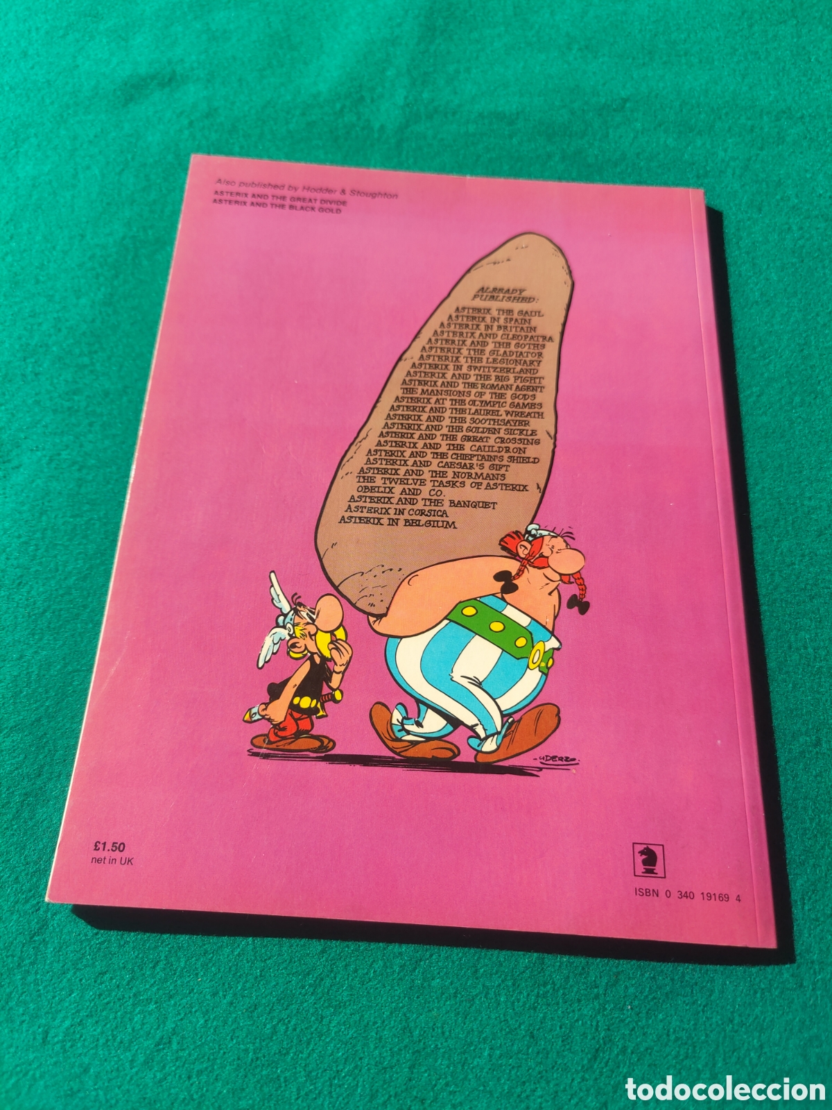 C&oacute;mics: ASTERIX AND THE OLYMPIC GAMES. HODDER DARGAUD 1982 - Foto 2