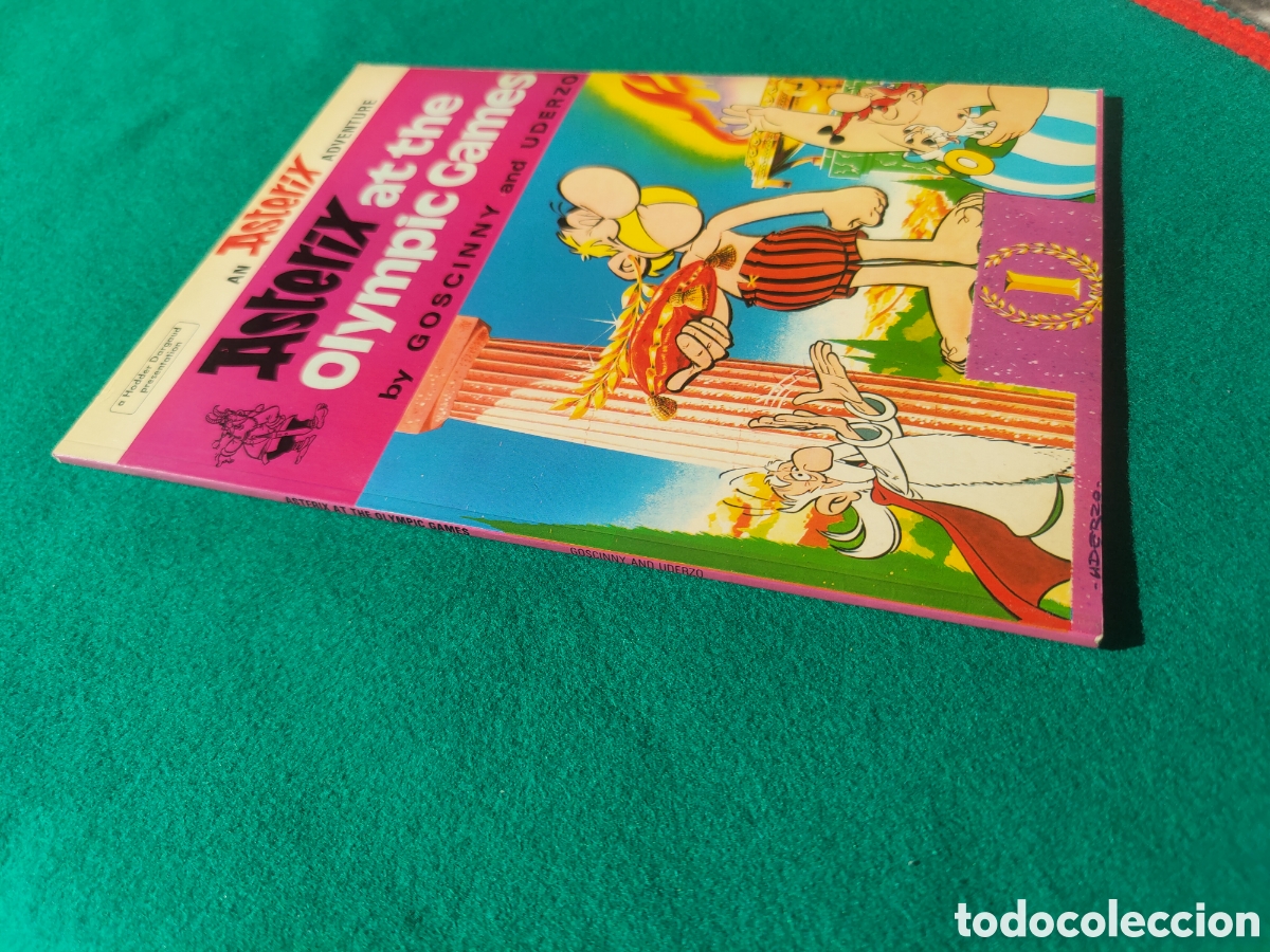 C&oacute;mics: ASTERIX AND THE OLYMPIC GAMES. HODDER DARGAUD 1982 - Foto 3