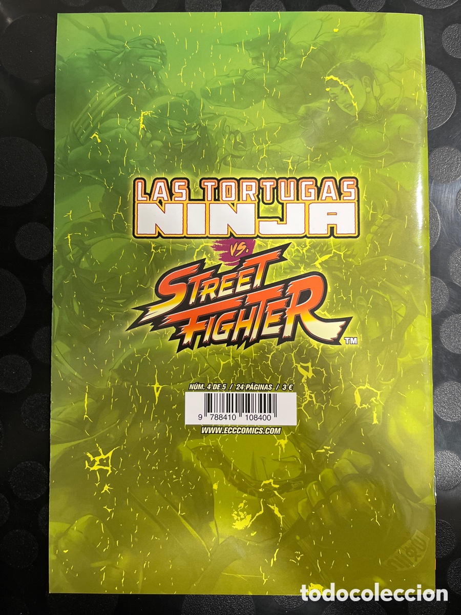 C&oacute;mics: LAS TORTUGAS NINJA VS STREET FIGHTER N.4 ECC ( 2023/&hellip; ) - Foto 2