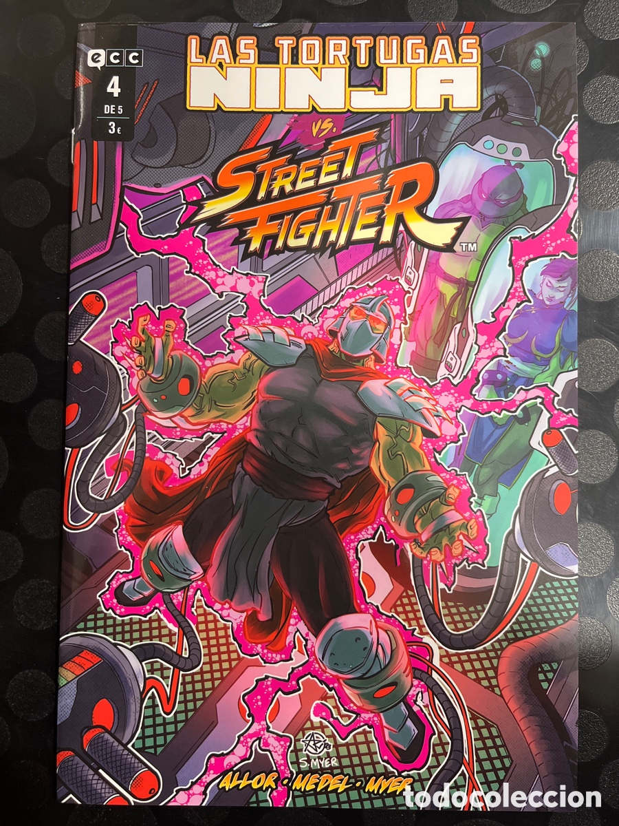 C&oacute;mics: LAS TORTUGAS NINJA VS STREET FIGHTER N.4 ECC ( 2023/&hellip; ) - Foto 1