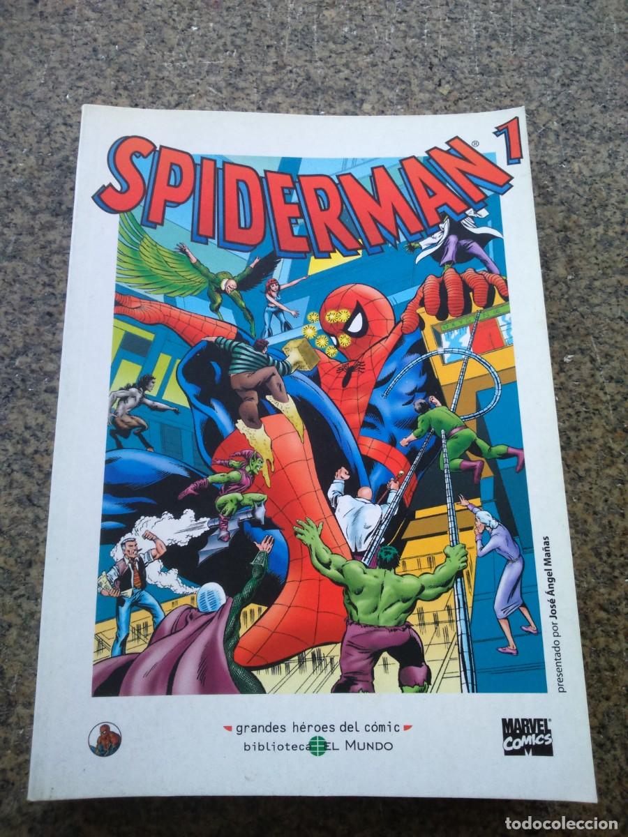 C&oacute;mics: GRANDES HEROES DEL COMIC -- N&ordm; 1 -- SPIDERMAN -- EL MUNDO -- - Foto 1