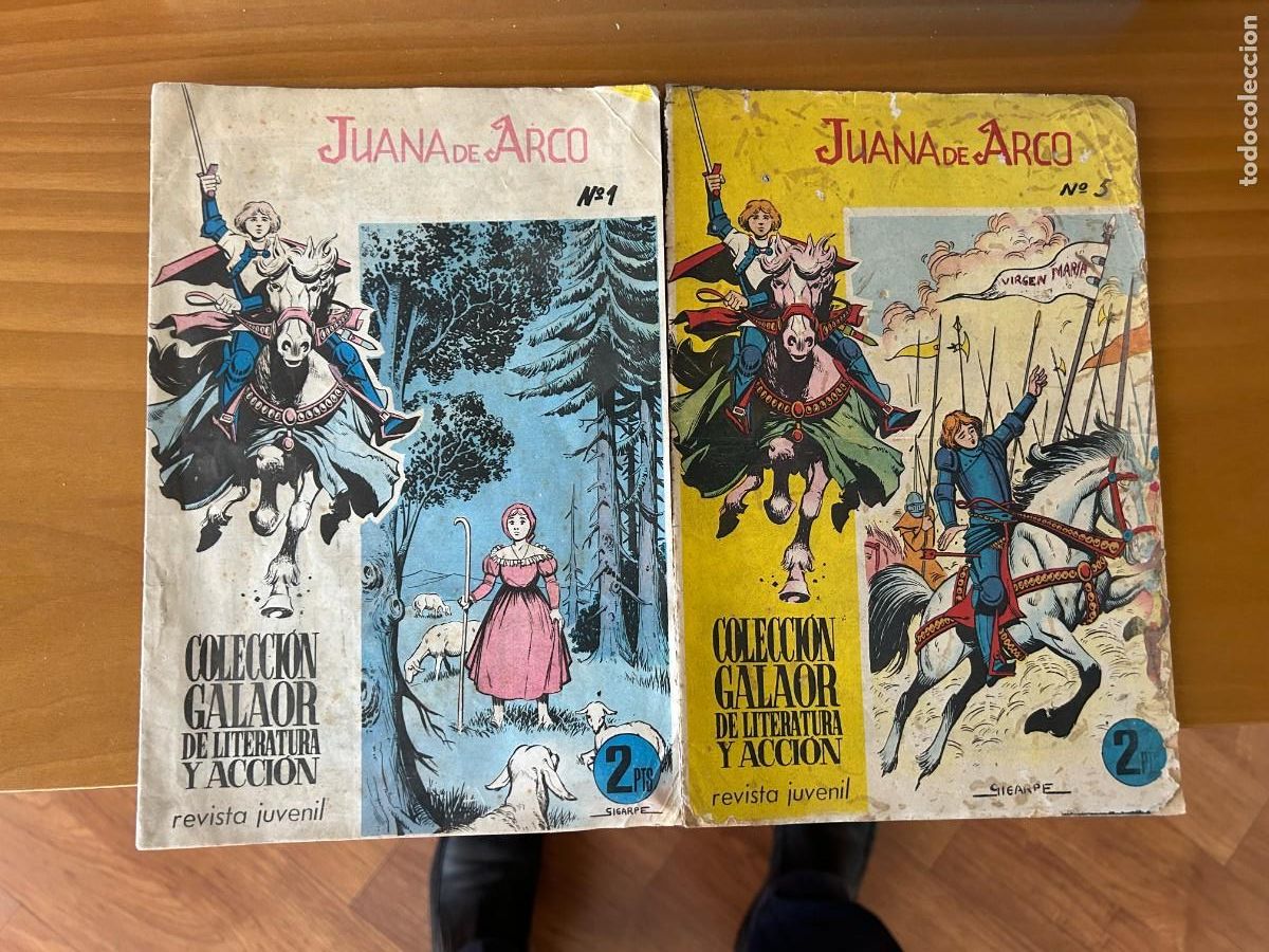 C&oacute;mics: juana arco n&ordm; 1 y 5 coomo se ven - Foto 1