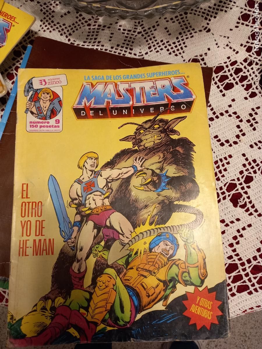 C&oacute;mics: MASTERS DEL UNIVERSO. he man anuncio mattel zinco comics 9 HEMAN MASTER - Foto 1