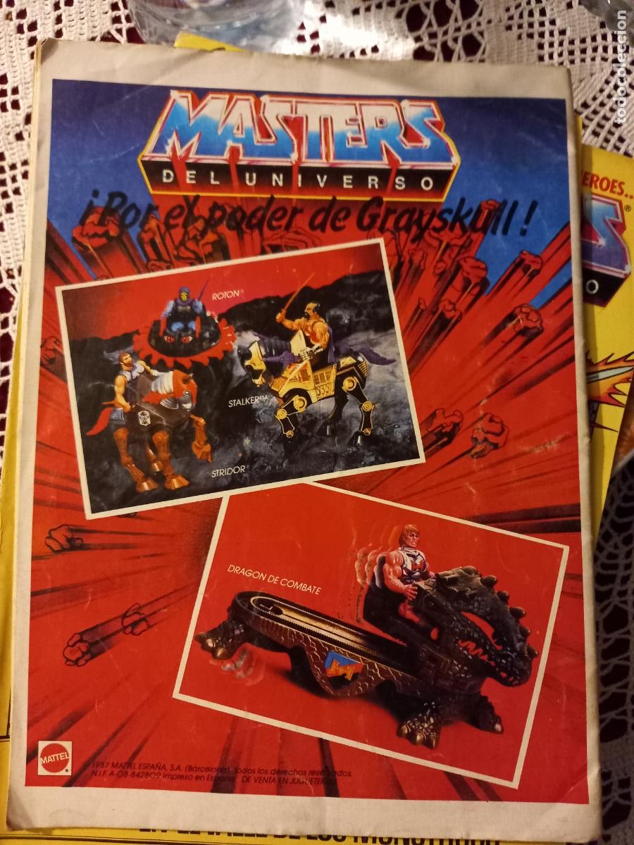 C&oacute;mics: MASTERS DEL UNIVERSO. he man anuncio mattel zinco comics 9 HEMAN MASTER - Foto 2